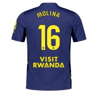 Atletico Madrid Nahuel Molina #16 Vonkajší futbalový dres 2025-26 Krátky Rukáv